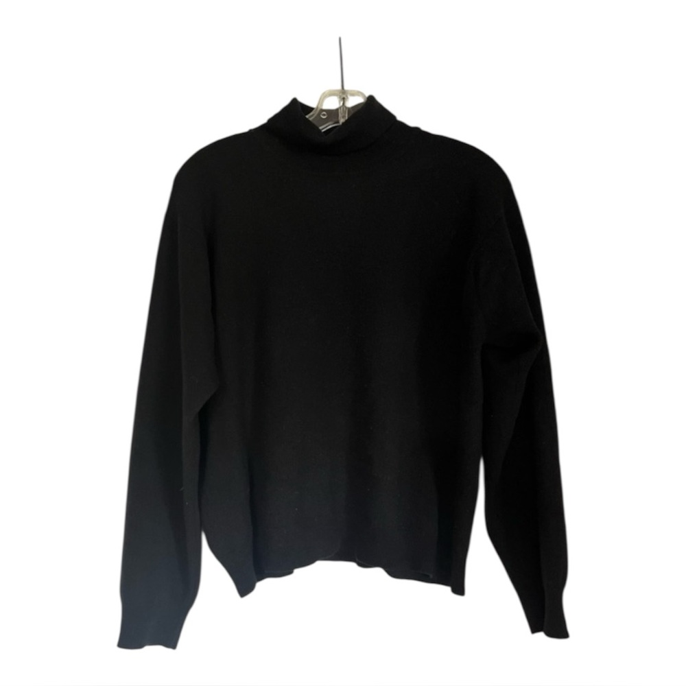 Pierre Cardin - Men's Pure virgin wool Black Sweater